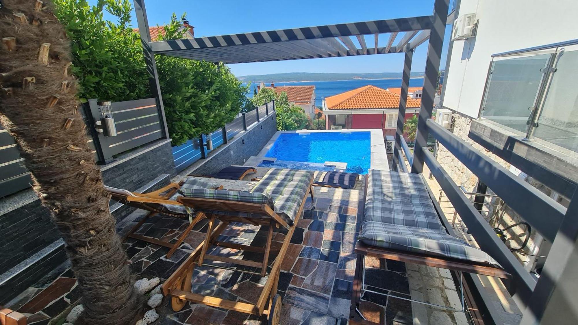 Apartments Blazevic, Heated Pool&Jacuzzi Dramalj Kültér fotó